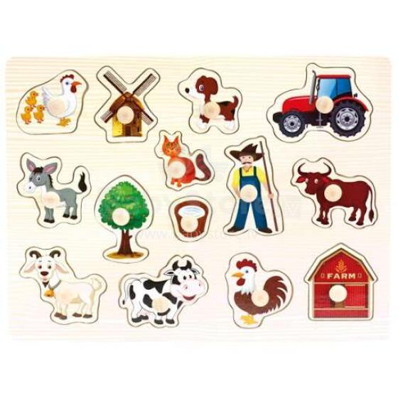 Bino Puzzle Farm  Art.BN88114