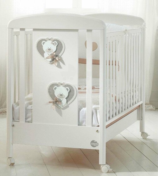 Coccoleria Bon Bon Duetto White/Dove Art.100363 Эксклюзивная детская кроватка