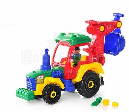 Žaisk išmanųjį meną. 2994259 Mokomasis žaislų konstravimo traktorius