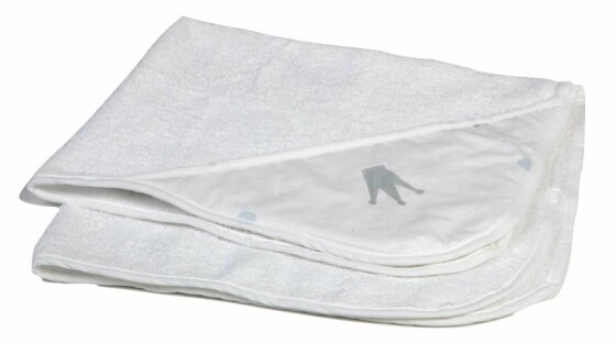NG Baby Towel Art.1810-005-335 Royal White Махровое полотенце с капюшоном (75 х 75 см)