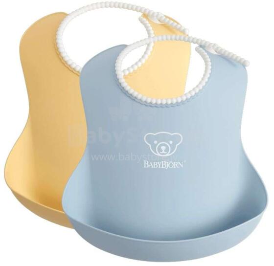 Babybjorn Soft Bib Art.046341 Powder Yellow/Blue
