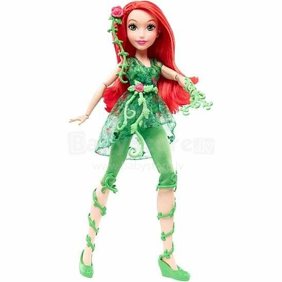 Super Hero Girls Poison Ivy Core Doll Art.DLT67 Кукла Пойзон Иви из серии Школа Супергероев