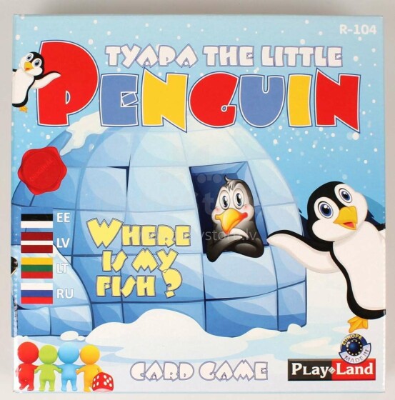 Playland Art.R-104 Настольная карточная игра Пингвин Тяпа