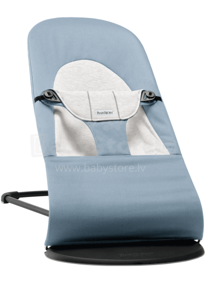 „Babybjorn Bouncer Balance Soft Art.005045“ mėlyna / pilka supamoji kėdė