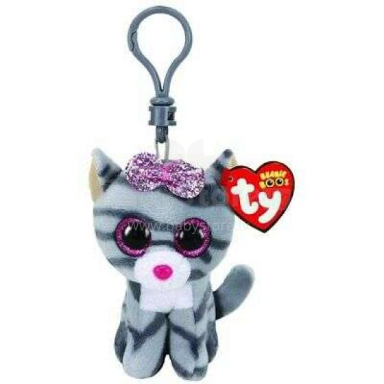 TY Beanie Boos Clips Kiki Grey Cat