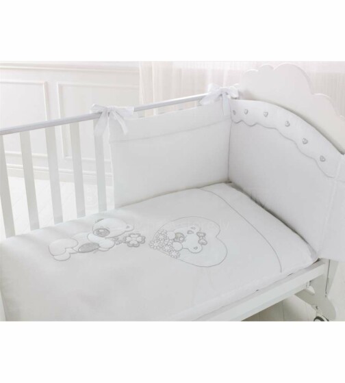 Baby Expert Serenata White Art.100766 Laste voodipesu 4-osaline komplekt