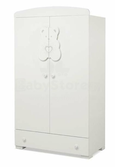 Erbesi Tiffany  White Art.101000  Эксклюзивный двухстворчатый шкаф с кристаллами Swarovski