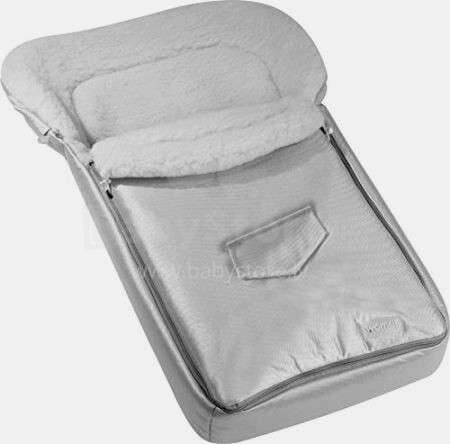 Womar Nr.7 Standard Grey Спальный мешок на овечьей шерсти для коляски NORTH POLE