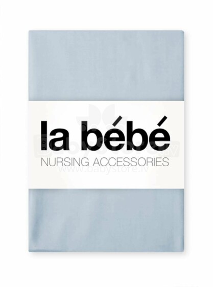 La Bebe™ Set 100x135/40x60 Art.101680 Grey Natural Cotton Baby Cot Bed Set Комплект детского постельного белья из 2х частей  100x135/40x60 cm