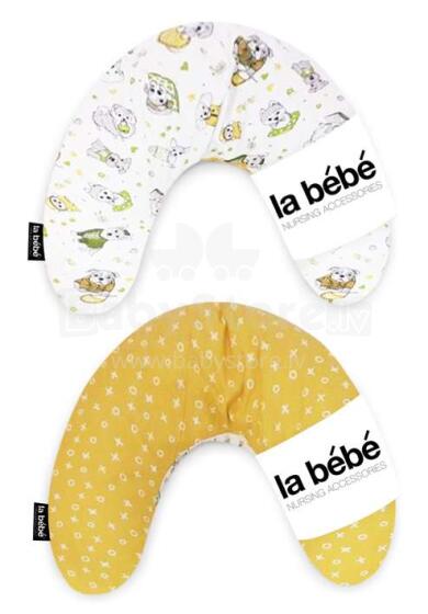 La Bebe™ Mimi Nursing Pillow Double Face Art.101711 Funny Dogs, size 19 x 46cm