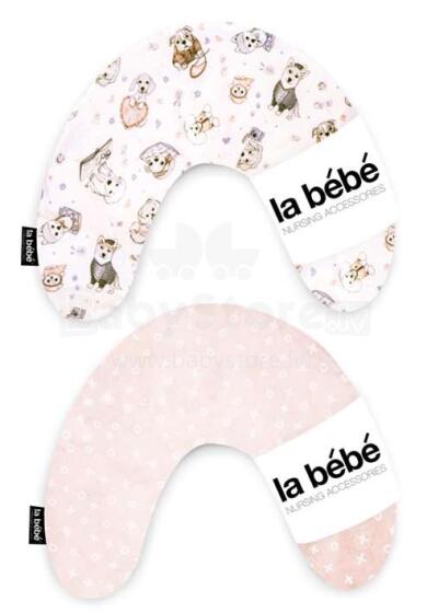 La Bebe™ Mimi Nursing Cotton Pillow Art.101712 Dogs Travel pillow size 19x46 cm