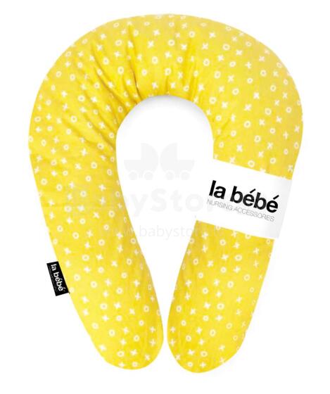 La Bebe™ Snug Cotton Nursing Maternity Pillow Art.101727 TicTacToe Подковка для сна, кормления малыша 20*70 cm
