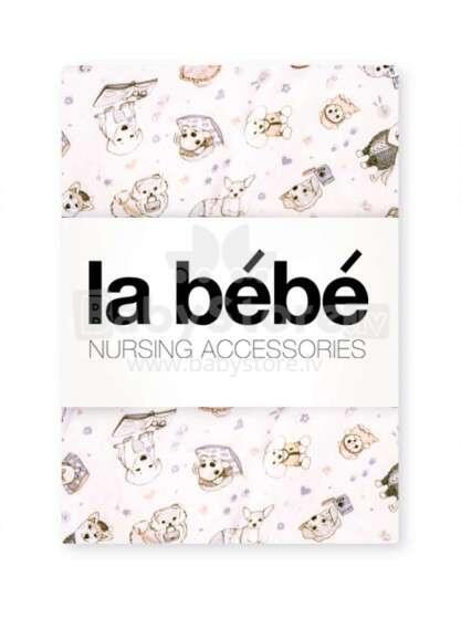 La Bebe™ Cotton Art.101753 Dogs Natural Детский хлопковый пододеяльник 75x100см