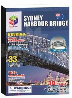 Sydney Bridge Magic-Puzzle B668-7 3D galvosūkis