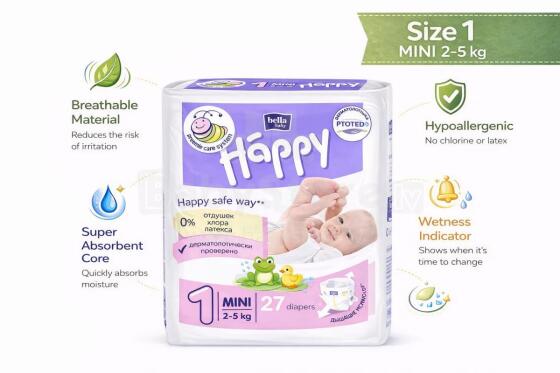 Happy Micro Art.102241 Diapers for premature babies from 600-1200 grams, 30 pcs.