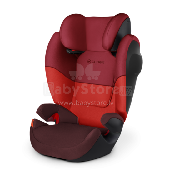 Cybex '18 Solution M SL Art. 102385 Hub Red vaikų automobilinė kėdutė (15-36kg)