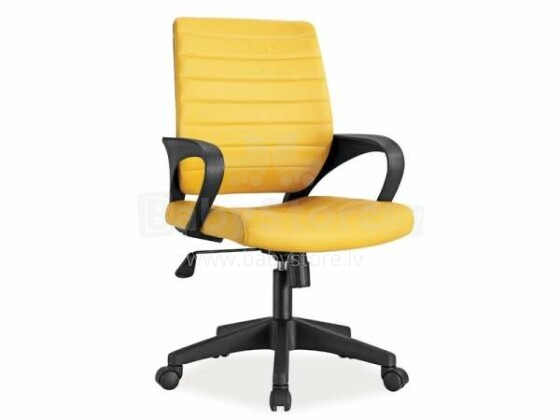 Signal Meble Art.Q-051 Geltona biuro kėdė