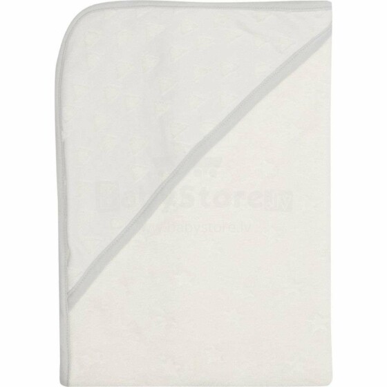 Bebejou Towel Fabulous Shadow White Art.3010112 Полотенце  с капюшоном 85x75см
