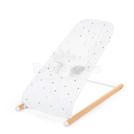 Childhome Bouncer Cover Art.CCEVOBONJGD Gold Dots