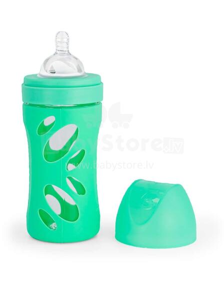 Twistshake Anti Colic Glass Bottle Art.102837 Pastel Green