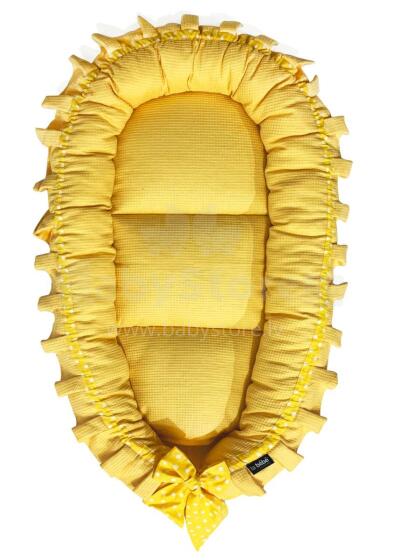 La Bebe™ Babynest Art.103004 Yellow Lemon  Cocoon