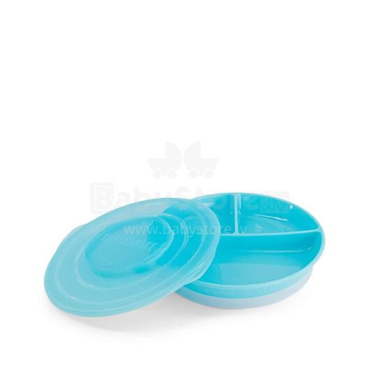 Twistshake Divided Plate Art.78170 Pastel Blue