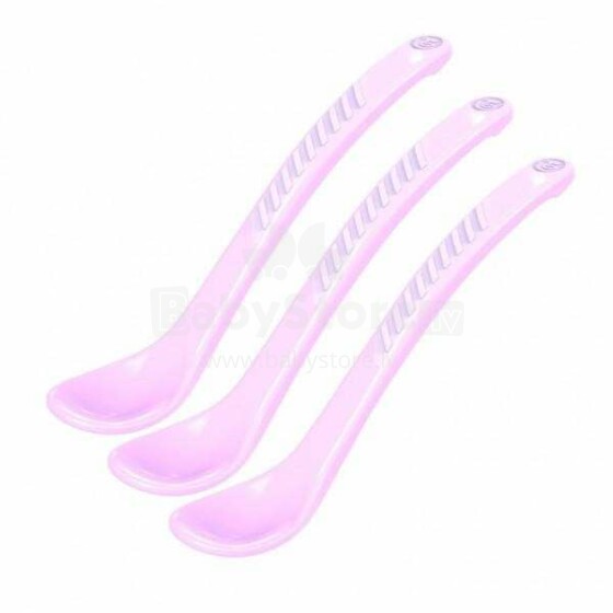 Twistshake Hygienic Spoons  Art.78182 Pastel Purple   Ложечки для самостоятельного употребления пищи (3шт.)