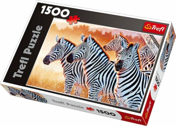 Trefl Art.26129 Dėlionė Zebras, 1500 vnt.