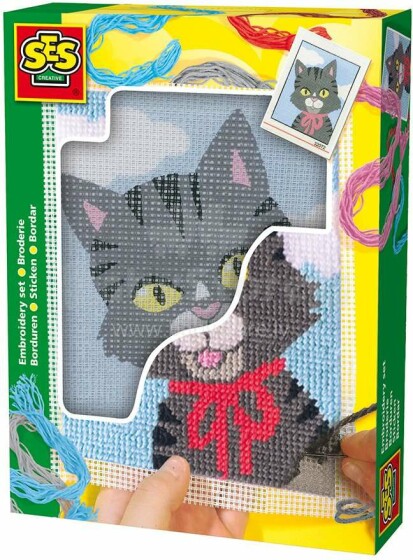Ses Creative Art.00865 Набор для вышивания Котёнок