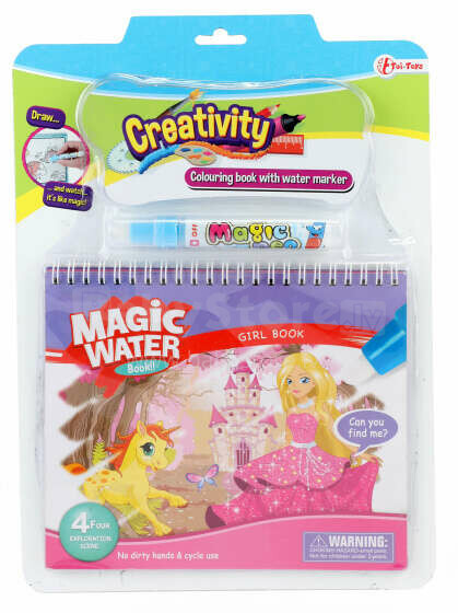Toys Creativity Art.46845 водяной карандаш для рисования  + книжка-раскраска