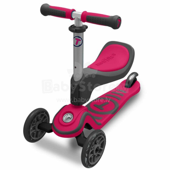 Smart Trike T- Scooter T1 Pink Art.STT1S2020200 Kolmerattaline tõukeratas koos istmega