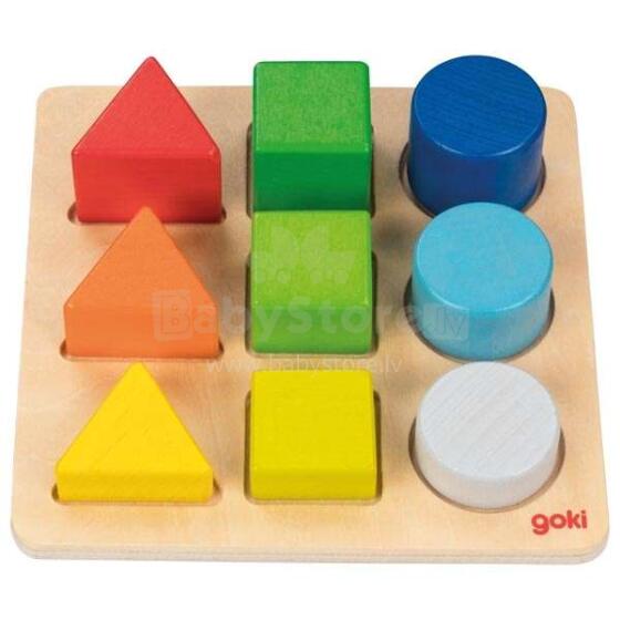 Goki Shape Sorting Art.58753 Puzle