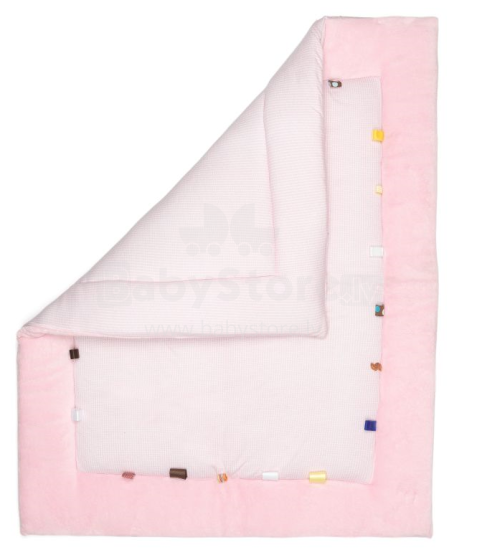 Snaudimas Žaisdamas audeklą Linksmas žaidimo menas. 524 Miltelių rožinis kūdikių kilimėlis 85х105 сm