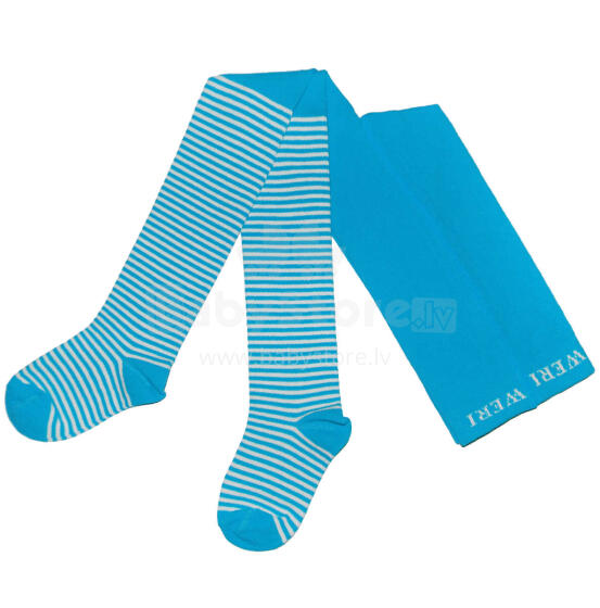 Weri Spezials Strips K210 Kids cotton tights 56-160 sizes