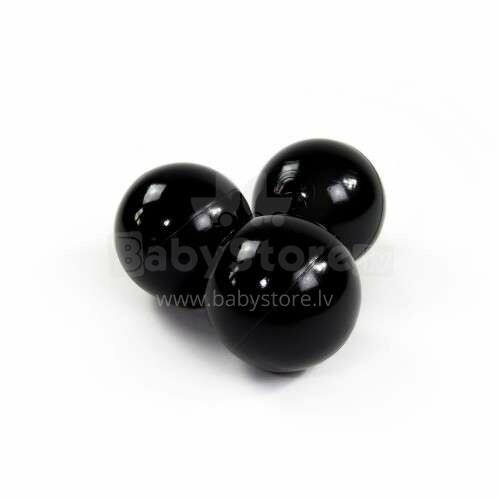 Meow Extra Balls  Art.104238 Black  Мячики для сухого бассейна  Ø 7 cm, 50 шт.