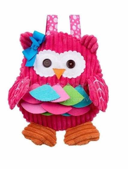 Dumel Pink Owl Art.89503  Bērnu mugursoma