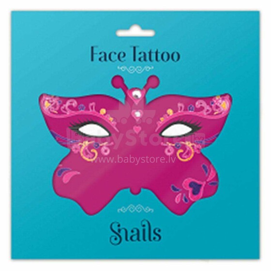 Snails Face Tattoos Queen Of Hearts  Art.0422 Uzlīmes sejāi