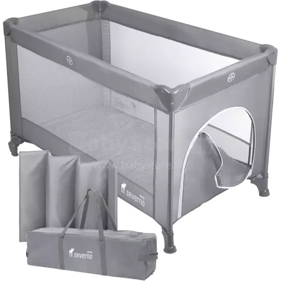 Kids Severno Honey Bunny Art.104412 Grey Travel cot