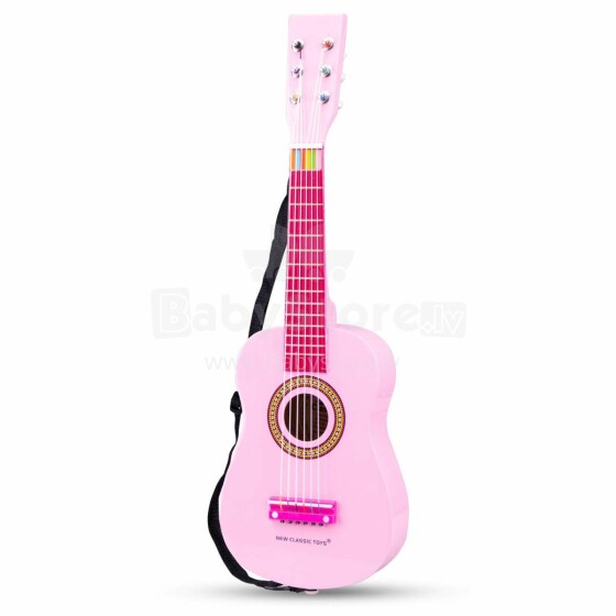 New Classic Toys Guitar Art.10345 Pink Mūzikas instruments -  ģitāra