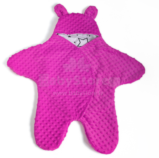 Baby Love Minky Fuchsia Art.104789  Bērnu konverts ar rociņām un kājām
