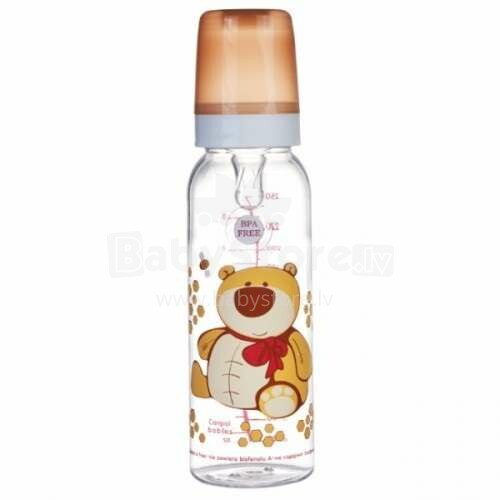 „Canpol Babies“ 11/841 plastikinis butelis be BPA, su silikoninėmis čiulptukais, 250 ml