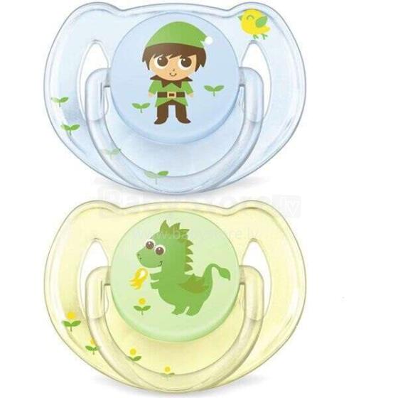 Philips Avent Classic Art.SCF169/44 Silicone Soothers 6-18m, 2 pcs