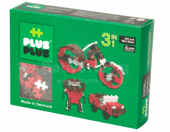 Plus Mini Basic 3 in 1 Art.3710 Konstruktors,220gab
