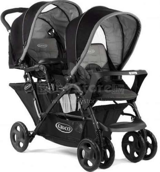 Graco Stadium Duo Art.6L199BGRU Black Grey  Stroller for twins