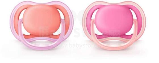 Philips Avent Ultra Air Art.SCF245/22 Silicone soothers 6-18m, 2 pcs