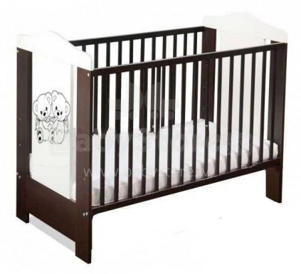 BoboBaby Ella Bears Art.22896 Venge 109  деткая кроватка для малышей,120х60см