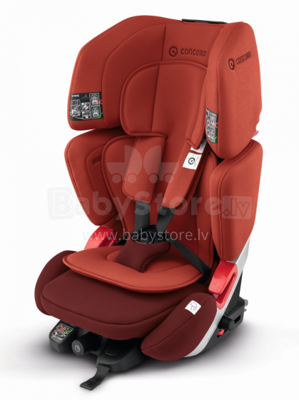 „Concord '19 Vario XT-5“ prekės ženklo 7500116 rudens raudona automobilio kėdutė (9-36 kg)