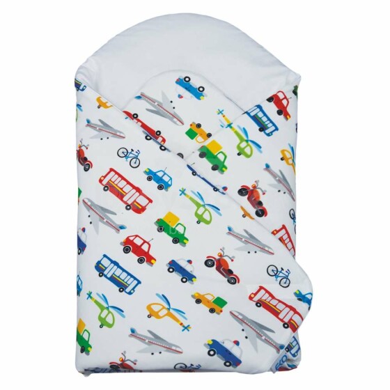 Eko Swaddle Blanket Art.RO-14 Car  Конвертик для новорождённого 75х75 см
