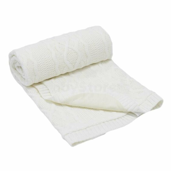 Eko Blanket Art.PLE-19 White Детское хлопковое одеяло/плед 85x75cм