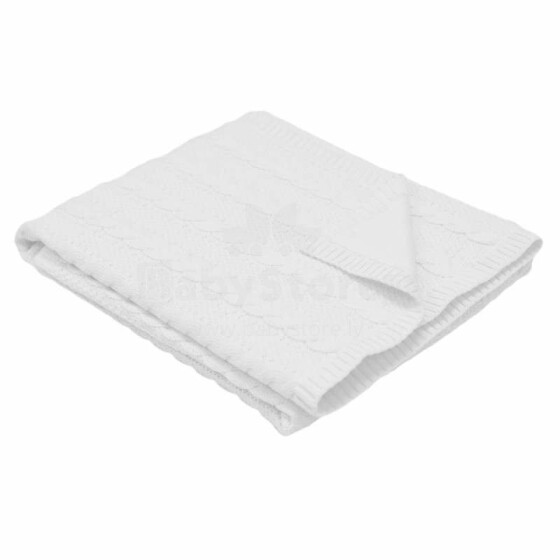 Eko Blanket Art.PLE-31 White Детское хлопковое одеяло/плед 120x100cм